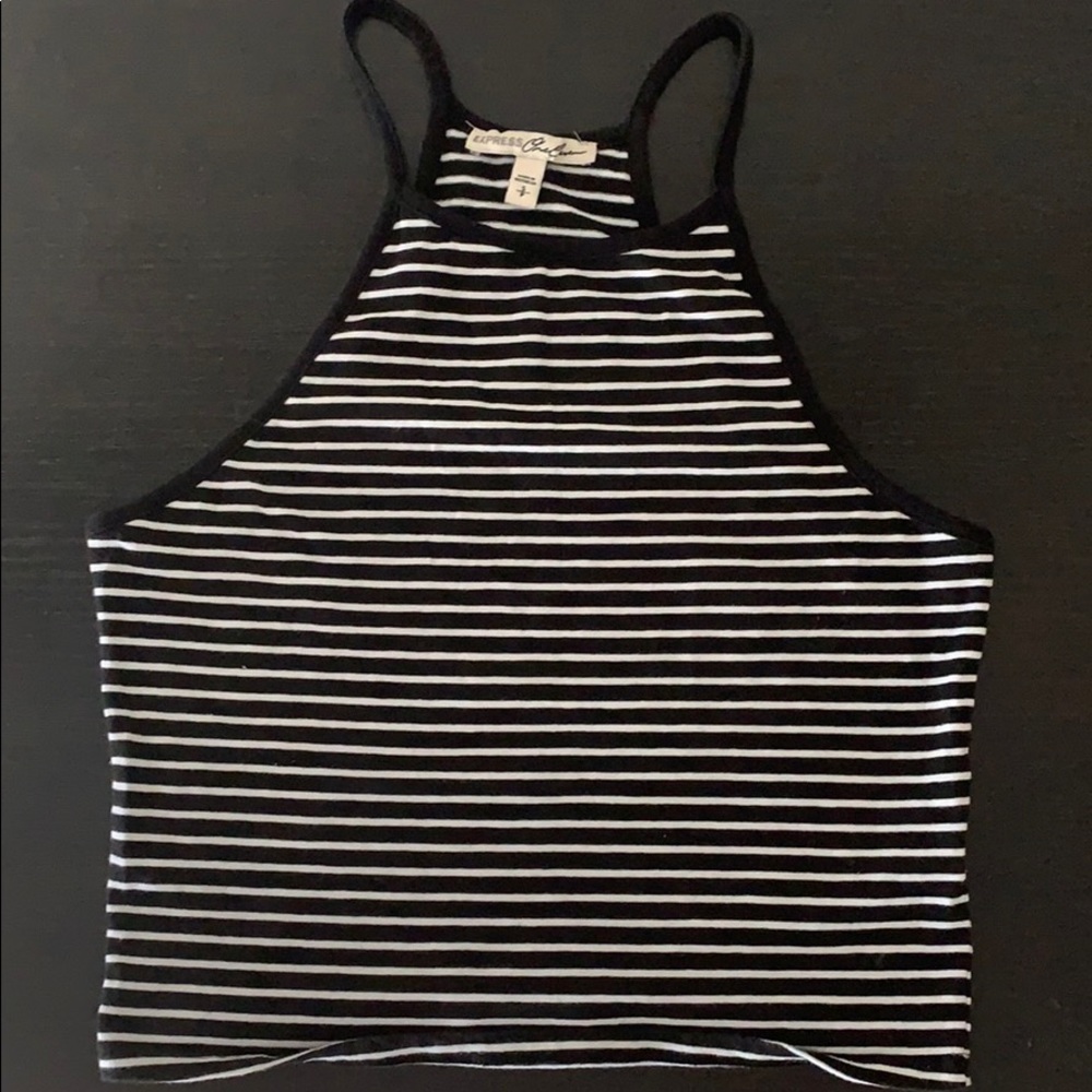 Stripped Crop Top